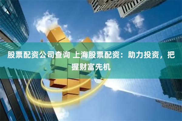 股票配资公司查询 上海股票配资：助力投资，把握财富先机